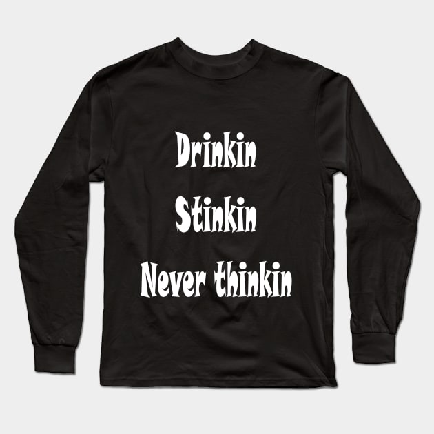 Drinking Shirt Long Sleeve T-Shirt by Gabriel43